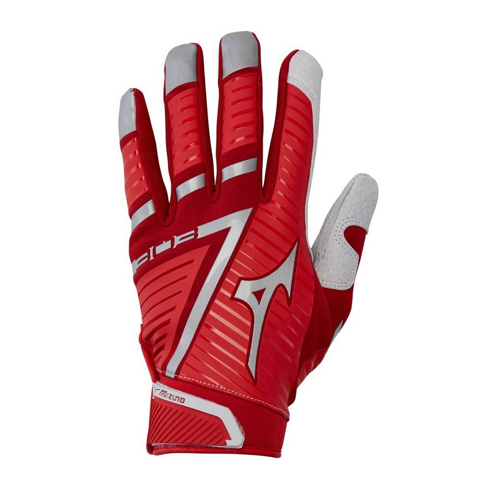 Mens Mizuno B-130 Adult Baseball Batting Gloves Red Philippines (JEPNZA302)